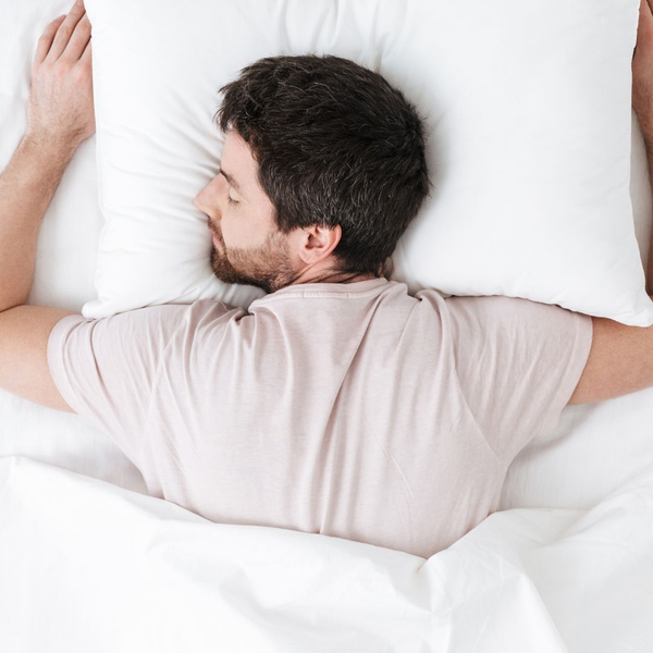 man sleeping on stomach man sleeping on stomach